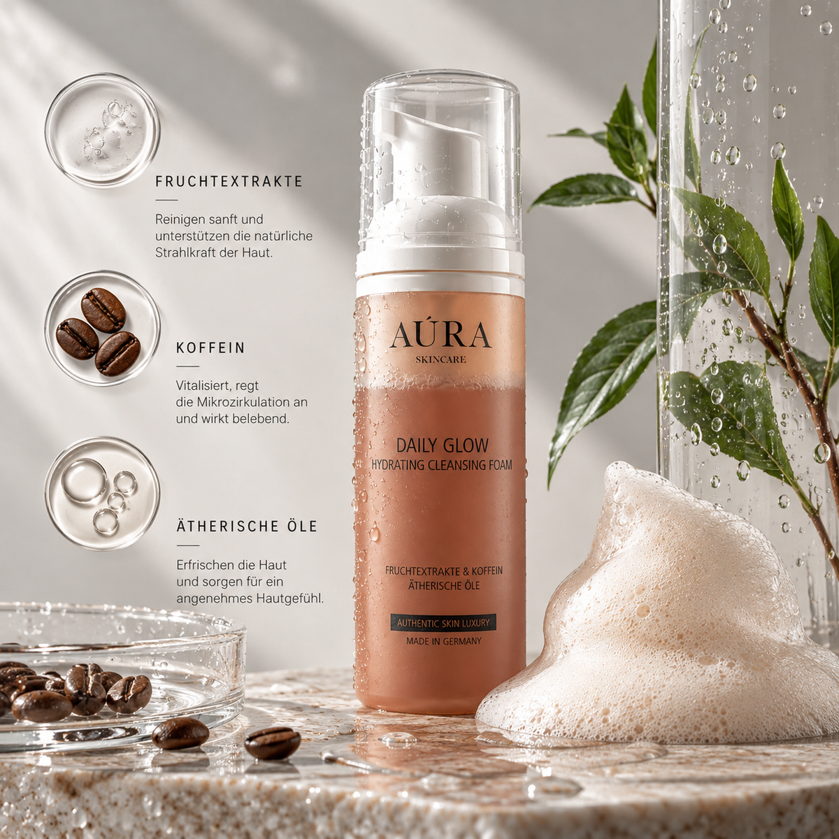 DAILY GLOW Hydrating Cleansing Foam