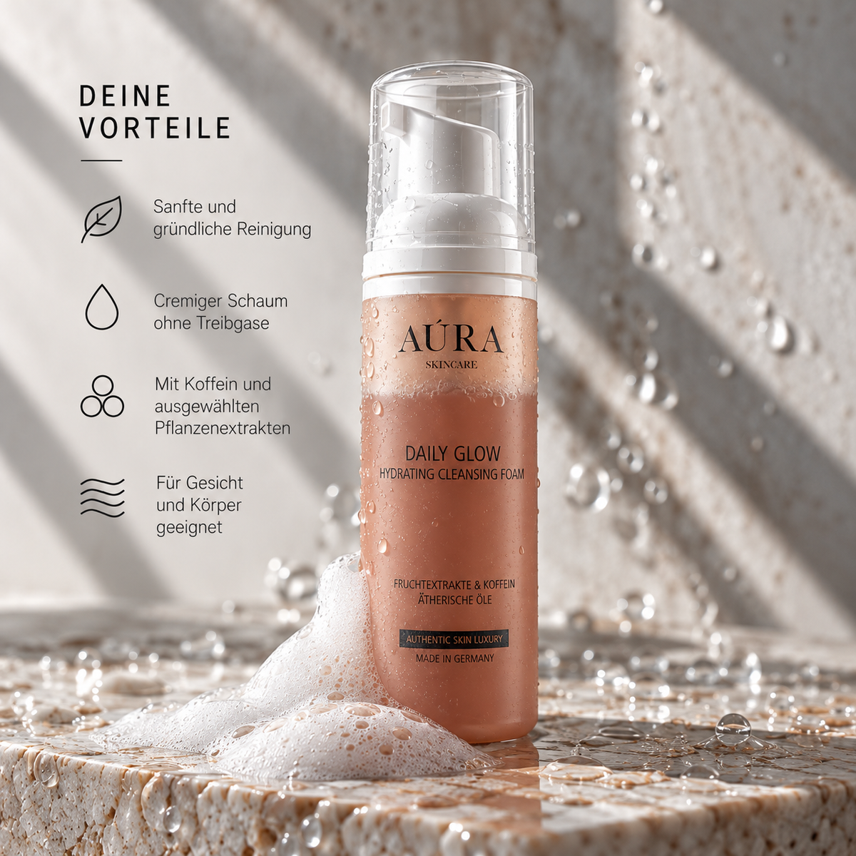 DAILY GLOW Hydrating Cleansing Foam